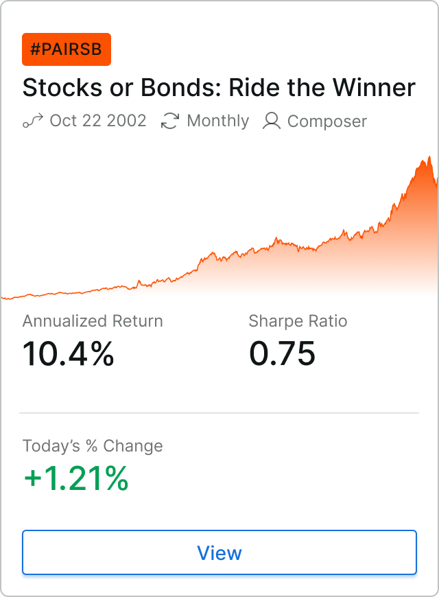 Stocks or Bonds: Ride the Winner